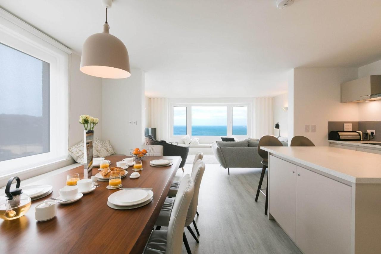 Ferienwohnung Golden Heights Carbis Bay Exterior foto